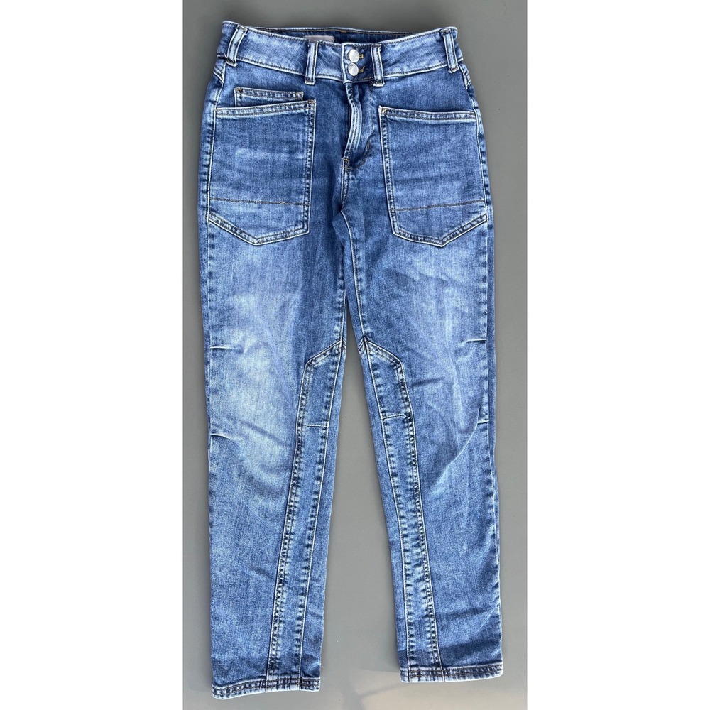 Anthropologie Pilcro Wanderer Midrise Relaxed Jeans Medium Wash 25 - Picture 3 of 8